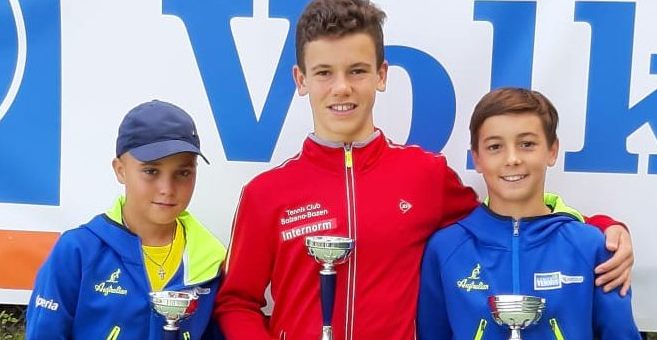 Ai Master giovanili di Caldaro un oro e due argenti per la Tennis Academy