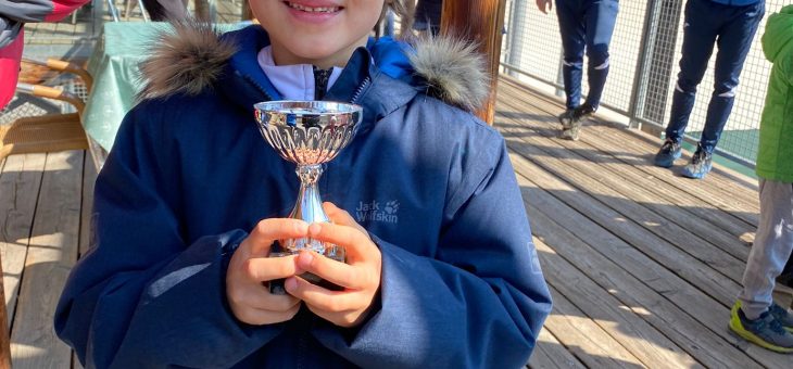Primo trofeo per il piccolo Santiago Torri